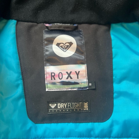 Roxy Girls 16 Betty Jetty Dry Flight Snowboarding Snow Jacket - Picture 6 of 8